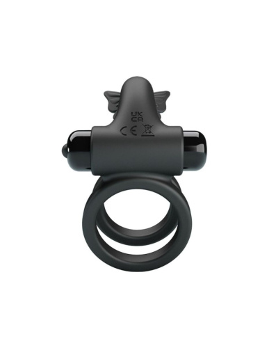 Pretty Love - Vibrating Dual Rings - Ерекційне вібро кільце, 3.2-3.8 см - купити в Києві, Україні